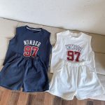 【80-150cm】セットアップ ノースリーブ NUMBER ルーズ - 画像 (12)