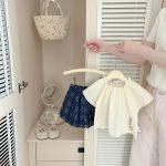 【73-120cm】ブラウスorショートパンツ 可愛い パフスリーブ - 画像 (10)