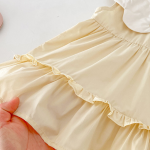 【73-100cm】ワンピース ベビー 折り襟 ノースリープ - 画像 (9)