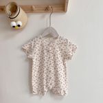 【66-90cm】ロンパース ベビー 薄手 レース 快適 - 画像 (6)