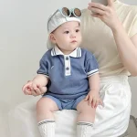 【73-110cm】セットアップ ベビー 男の子 ポロデザイン - 画像 (7)