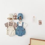 【66-90cm】サロペロンパース 可愛い デニム ベビー服 - 画像 (13)