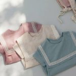 【66-90cm】ロンパース＆帽子 ベビー ビッグラペル - 画像 (8)