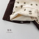 【80-130cm】半袖Tシャツ ベビー 韓国風 ドット - 画像 (11)