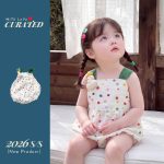 【66-90cm】ロンパース カラフル ドット 可愛い ベビー服 - 画像 (2)
