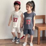【80-150cm】セットアップ ノースリーブ NUMBER ルーズ - 画像 (5)