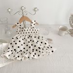 【66-100cm】ロンパースorワンピース ドット プリンセス 姉妹服 - 画像 (5)