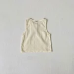 【66-90cm】 ベスト or セットアップ ベビー 韓国風 シンプル - 画像 (12)