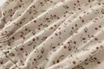 【66-90cm】ロンパース ベビー 半袖 レース襟 花柄 - 画像 (14)
