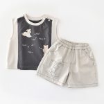 【73-120cm】セットアップ クマ&ドッグ柄 カジュアル - 画像 (5)