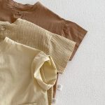 【80-120cm】セットアップ パステルカラー チェック - 画像 (17)