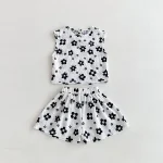 【80-130cm】セットアップ ベビー 女の子 フラワー - 画像 (9)