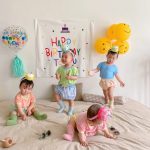 【73-100cm】セットアップ ベビーカラフル カジュアル - 画像 (4)