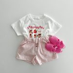 【80-130cm】ショートパンツ チェック 履きやすい ボトムス - 画像 (7)
