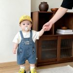 【73-120cm】デニム サロペットカジュアル 可愛い - 画像 (10)