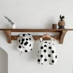 【66-100cm】サロペット ベビー ポルカドット サロペット&帽子 - 画像 (8)