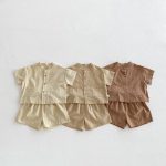【80-120cm】セットアップ パステルカラー チェック - 画像 (7)