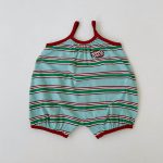 【66-90cm】ロンパース ベビー ボーダー サロペット 韓国風 - 画像 (19)
