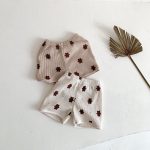 【66-90cm】セットアップ クマ柄 ワッフル - 画像 (10)