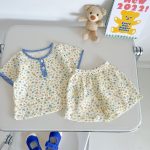 【66-100cm】セットアップ 可愛い クマ柄 コットン 可愛い - 画像 (5)