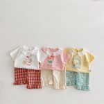 【73-120cm】半袖Ｔシャツ ベビー フリル襟 カートゥーン - 画像 (17)
