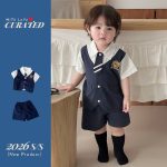 【73-100cm】セットアップ 可愛い スクール風
