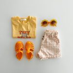 【80-130cm】ショートパンツ チェック 履きやすい ボトムス - 画像 (9)