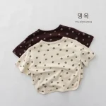 【80-130cm】半袖Tシャツ ベビー 韓国風 ドット - 画像 (4)