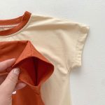【66-90cm】ロンパース ベビー アルファベットプリント - 画像 (11)