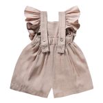【73-100cm】カバーオール ベビー ナチュラル 肩フリル - 画像 (7)
