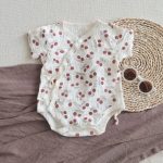 【66-90cm】ロンパース ヒョウ柄 ナチュラル - 画像 (5)