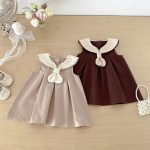 【73-120cm】ワンピース ベビー ノースリーブ レトロ - 画像 (12)