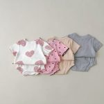 【66-100cm】セットアップ 可愛い リブ サマー - 画像 (8)