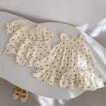 【73-110cm】半袖シャツセットorワンピース スイートなハート柄 - 画像 (9)