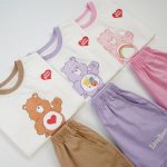【80-130cm】セットアップ クマ柄 カジュアル - 画像 (3)