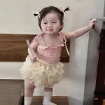【80-120cm】セットアップ ベビー 女の子 キャンミ トップス&スカート - 画像 (6)