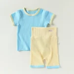 【73-100cm】セットアップ ベビー 肌に優しい カラフルリブ - 画像 (12)