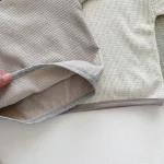 【66-100cm】セットアップ ベビー ノーカラーワッフル シンプル - 画像 (24)