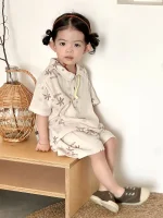 【80-150cm】セットアップ キッズ パームツリーサマー - 画像 (8)