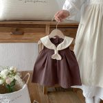 【73-120cm】ワンピース ベビー ノースリーブ レトロ - 画像 (11)
