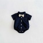【66-90cm】ロンパース プリンス 半袖 ベビー服 - 画像 (5)