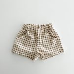 【80-130cm】ショートパンツ チェック 履きやすい ボトムス - 画像 (14)