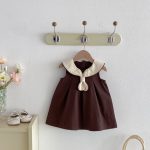 【73-120cm】ワンピース ベビー ノースリーブ レトロ - 画像 (17)