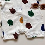 【66-90cm】ロンパース ベビー 薄手 レース 快適 - 画像 (9)