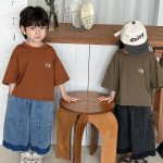 【80-140cm】半袖Ｔシャツ ソーダポッププリント ルーズ フィット - 画像 (11)