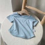 【73-100cm】半袖Tシャツ ベビー コットン100% 5色選べる - 画像 (6)