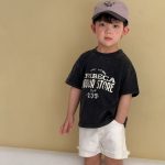 【80-150cm】Ｔシャツorワンピース オシャレ 英字 お揃いコーデ - 画像 (15)