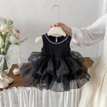【80-120cm】ワンピース フブラック ふわふわ 可愛い - 画像 (5)