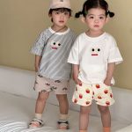 【80-150cm】Tシャツ ビッグアイズ ボーダー - 画像 (6)