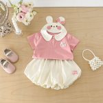 【BABY&KID】可愛いウサギ/アヒルセットアップ - 画像 (10)